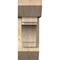 Ekena Millwork Merced Slat Rough Sawn Bracket w/ Offset Brace, Douglas Fir, 6"W x 16"D x 16"H BKT0604X16X16MRC06RDF - alternate 3